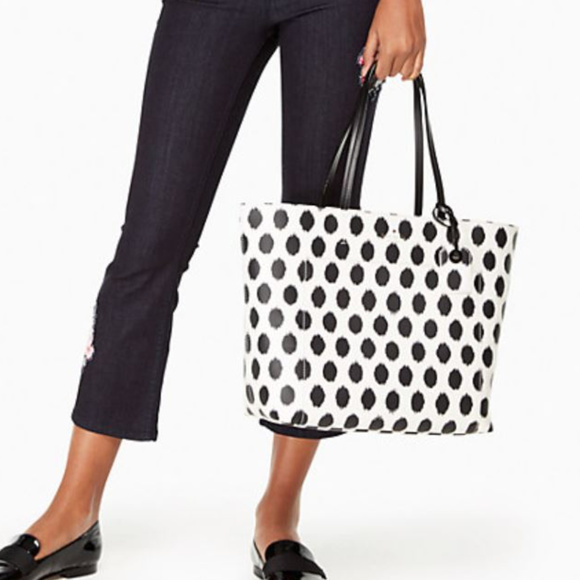 kate spade Handbags - NWT Kate Spade Harding Street Ikat Dot Riley Tote